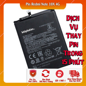 Pin Webphukien cho Xiaomi Redmi Note 10X 4G  Việt Nam BN54 5020 mAh